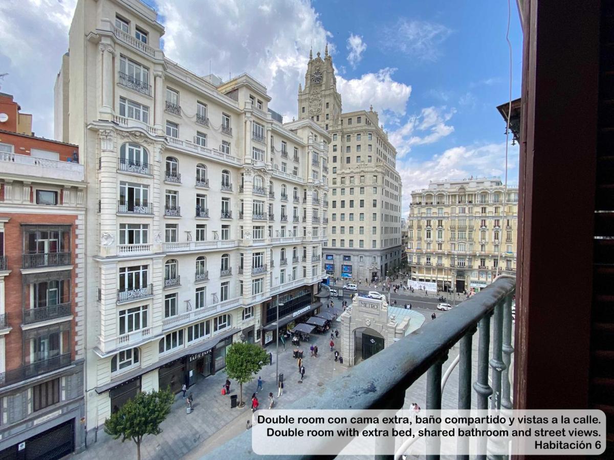 Gran Via Sol Rooms Madrid Exterior foto